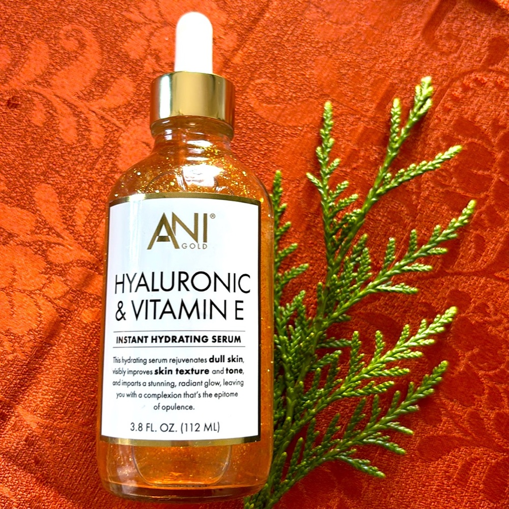 Ani Gold Hyaluronic & Vitamin E Instant Hydrating Serum 3.8 fl Oz